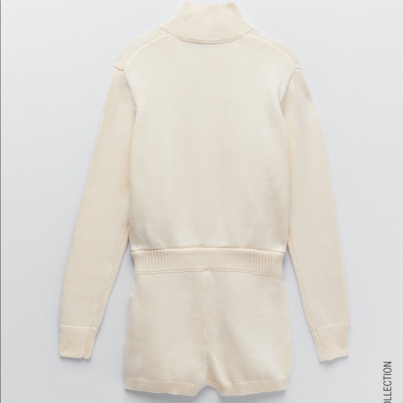 ZARA BNWT Limited Edition Knit Romper Jumpsuit BNWT - Picture 11 of 12
